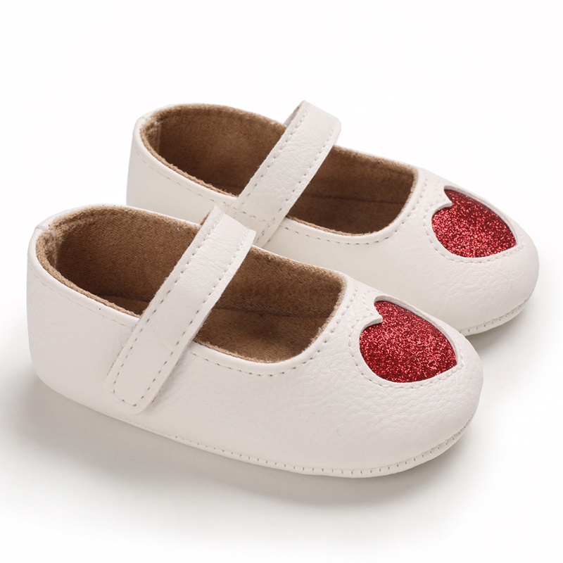 Baby / Toddler Heart Solid Prewalker Shoes